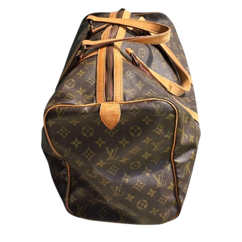 VTG Authentic Louis Vuitton Keepall 45 Brown Monogram Duffel Travel Bag Unisex - Picture 3 of 16